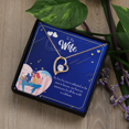 thumbnail image 6 of To My Wife Unlimited Love Forever Necklace w Message Card, 6 of 20