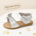 thumbnail image 2 of Sandalia DREAM PAIRS KSD213 Niñas Verano Lazo Plata Talla 4 para Niña Pequeña, 2 of 7