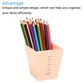 thumbnail image 4 of Unique Bargains Pen Cup Holder Plastic Pencil Stand Stationery Organizer for Office Pink, 4 of 5
