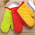 thumbnail image 6 of Kitchen Oven Mitts, Heat Resistant Oven Mitts, Non-Slip Kitchen Cooking Gloves for Baking Grilling, Protective Microwave Mitts for Hot Pans, Perfect Gifts for Home Kitchen Cooking Decor, 6 of 6