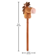 Disney and Pixar Toy Story Bullseye Hobby Horse Toy, 28 inch long with Plush Head and Horse Sounds