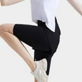 thumbnail image 4 of Hauaitttt Women Two Piece Sports Five Minute Pants for Fitness Yoga Running Quick Drying In Summer Exposure and Loose Five Minute Pants for Outer Wear Crazy Yoga Clothes for Women Outfits Lift, 4 of 7