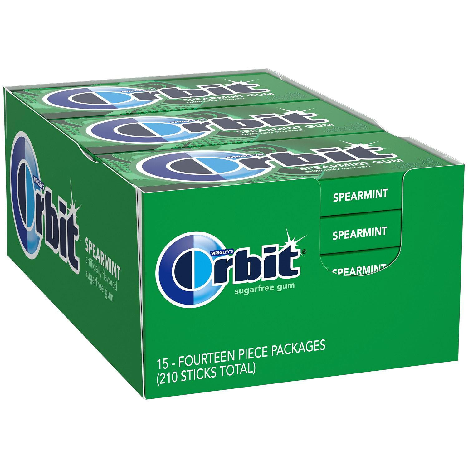 Orbit Spearmint SugarFree Gum (14 ct., 15 pks.)