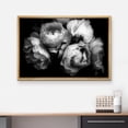 thumbnail image 3 of wall26 Canvas Print Wall Art Bouquet of Chinese Rose Flowers Floral Plants Photography Modern Art Rustic Dramatic Duotone Dark Black and White for Living Room, Bedroom, Office - 16"x24" Nat, 3 of 5