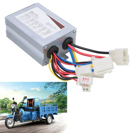 

2024 48V 800W Electric Brush Motor Controller DC Motor Speed Control for Electric Vehicle Scooter p