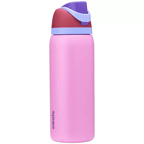 Owala FreeSip Stainless Steel Water Bottle, 32oz,Orchid