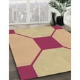 thumbnail image 2 of Ahgly Company Indoor Square Patterned Shocking Orange Area Rugs, 3' Square, 2 of 6