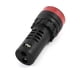 thumbnail image 2 of AC/DC 12V Luz Rojo Flash LED Indicador de Señal Indicación de Alarma de Zumbador AD16-22SM, 2 of 2