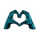 thumbnail image 2 of Escultura de mano de corazón Strade Fareast Limited Resina, 2 of 5