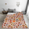 thumbnail image 5 of Sikiie Fall Thanksgiving Ultra-Soft Micro flannel Blanket Luxury All Seasons Warm Blanket for Bedding Sofa and Travel (4 sizes)-80"x60", 5 of 7