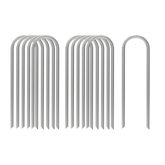 Estacas para Jardín AAGUT de Metal 30 cm para Riego por Goteo con 100 unidades