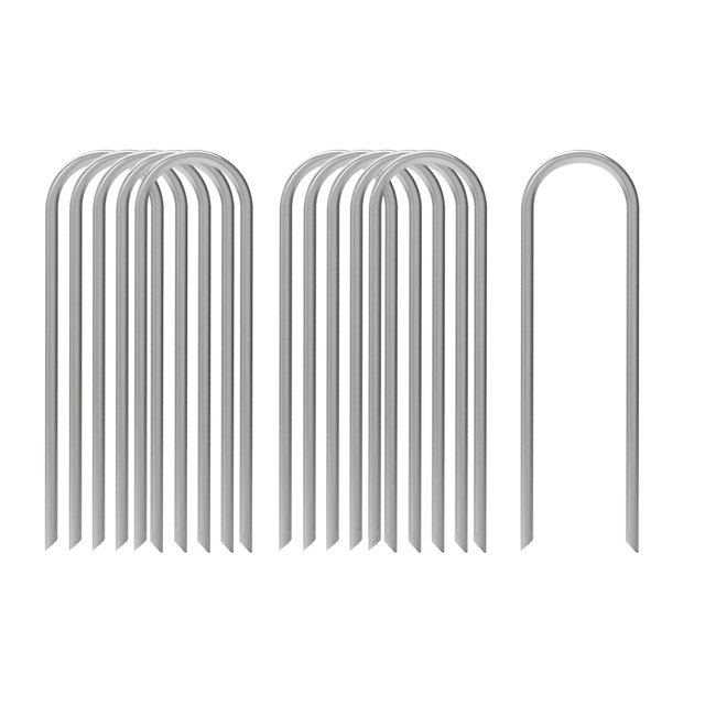 Estacas para Jardín AAGUT de Metal 30 cm para Riego por Goteo con 100 unidades