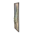 thumbnail image 3 of Gerson 29.25" Blue and Gray Distressed Framed Metal Fern Picture, 3 of 3