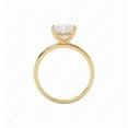 thumbnail image 2 of Cora Jewellery 2.5CT Radiant Moissanite Simple Solitaire Engagement Ring For Women, 10K Yellow Gold, 2 of 6