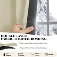 thumbnail image 4 of ZOPZO Room Darkening Blackout Curtains, Dark Beige, 52W x 108L Inch, Energy Saving Thermal Insulated Drapes for Bedroom and Nursery, Set of 2, 4 of 9