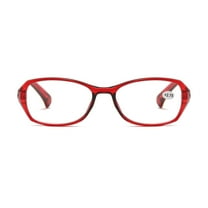 1 Pair Womens Ladies Blue Light Blocking Reading Glasses Red Readers for Reading Paper work  2.25