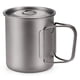 thumbnail image 4 of Tazas de titanio Copa de titanio ultraligera portátil para acampar al aire libre Tapa de agua de campo de campo , con manillable 300ml / 350ml / 450ml / 550ml / 650ml / 750ml, 4 of 7