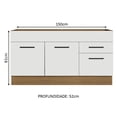 thumbnail image 3 of Gabinete Bajo Cocina Madesa Agata 150cm Sin Encimera MB 01, 3 of 10