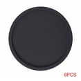 thumbnail image 1 of Posavasos redondos de silicona antideslizantes tapetes para tazas almohadilla para bebidas mesa para vasos reemplazo de tapete 1 Pza / 8 Uds Vogacara JJ17835-06B, 1 of 7