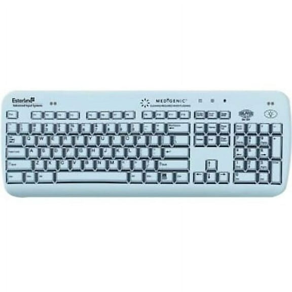 Esterline Medigenic USB Wired Washable Medical Keyboard K104C02US