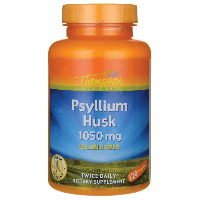 Thompson - Psyllium Husk Soluble Fiber 1050 mg. - 120 Capsules