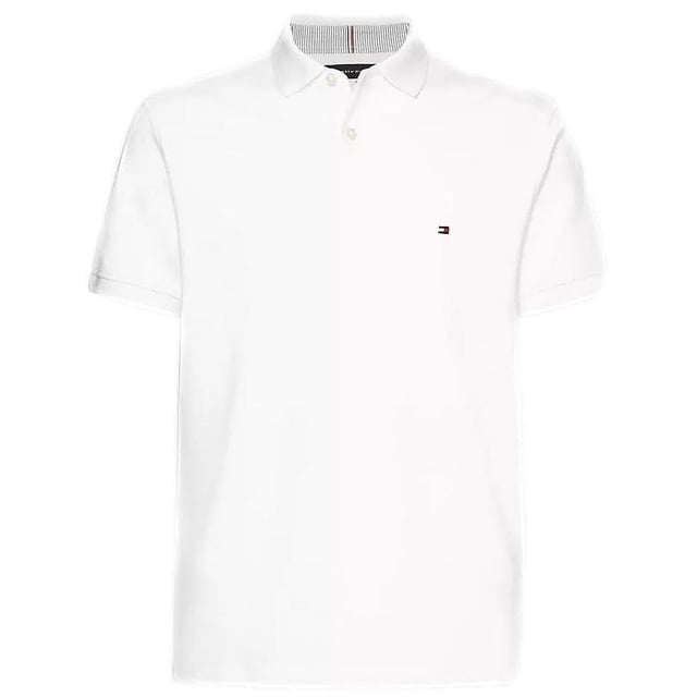 Polo Tommy Hilfiger de corte regular para hombre, color blanco