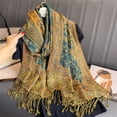 thumbnail image 4 of Luxury Brand Autumn Cashmere Pashmina Shawl Lady Wrap Warm Winter Scarves Design Print Female Foulard Cotton Stoles Scarf 2023, 4 of 5