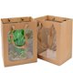 thumbnail image 4 of 10 Pieces Brown Kraft Paper Tote Bag With Handle And Window, Paper Carrier Bag, Gift Bag, Kraft Paper Bag, Shopping Bag, Gift Wrapping, For Birthday W, 4 of 5