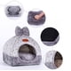 thumbnail image 2 of Cama para perros, casa para perros, arena para gatos, casa para gatos cerrada para invierno, villa plegable para gatos, suministros para mascotas de felpa, perrera para yurta S   JM, 2 of 5