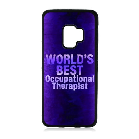 World's Best Occupational Therapist - Career Appreciation Gift Black Rubber Case for the Samsung Galaxy s9+ - Samsung Galaxy s9 Plus Case - Samsung Galaxy s9 P