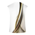 thumbnail image 5 of EchfiProm White Sports Shirts Men Sleeveless Tank Tops Graphic Prints Round Neck Lightweight Shirts L, 5 of 5