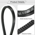 thumbnail image 3 of 4Pack AX63 EPDM V-Belt, Raw Edge Cogged V Belt, 65" Outer Circumference, 3 of 5