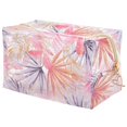 thumbnail image 3 of 2 bolsas de cosméticos transparentes para mujeres, bolsas de cosméticos de viaje transparentes, bolsas de almacenamiento de bolsas de cosméticos, lindas bolsas de almacenamiento de impresión (mel, 3 of 3