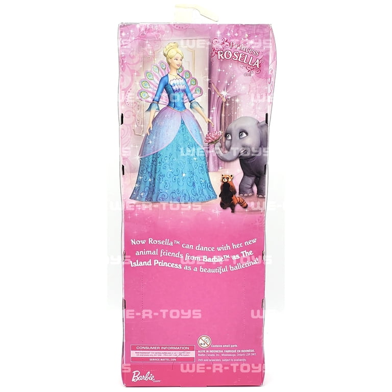 Barbie Princess Rosella The Island Princess Doll 2008 Mattel P7800