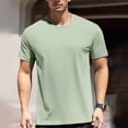 thumbnail image 2 of Krdevn Men's Short Sleeve Summer Ice Silk Ice Oxygen Grid Mesh Breathable Sports Casual Muscle Sports Tops,XL, 2 of 4