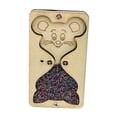 thumbnail image 3 of Tablero de actividades para bebés, reloj de arena, habilidades motoras finas, aprendizaje cognitivo para niños pequeños Vistoso, 3 of 9