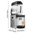 thumbnail image 4 of VEVOR Commercial Slushy Machine, 12L Single Tank Frozen Drink Machine, 48 Cups Stainless Steel Margarita Smoothie Frozen Drink Maker, Slushie Maker, 4 of 9