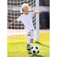 thumbnail image 4 of Set de canilleras y medias de fútbol para niños Hryrbay, blanco, 4 of 5