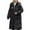 Black, variant on Winter Fashion Detachable Hooded Cotton Coat for Women Mid-Length Double-Sided Large Pockets Thickened Down Cotton Coat for Women | Women's Coat Clearance! Black M
