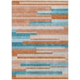 thumbnail image 2 of Addison Rugs Chantille Indoor/Outdoor Transitional Stripes Orange Washable Rectangle Rug, 5' x 7'6", 2 of 6