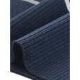 thumbnail image 6 of DARING DIVA Women's Striped Pullover Spring Crewneck Knit Sweater L Navy Blue, 6 of 6