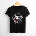 thumbnail image 4 of Possum Women’s Cotton Short Sleeve T-Shirt HD Graphic Print Casual Crew Neck Tee XL, 4 of 6