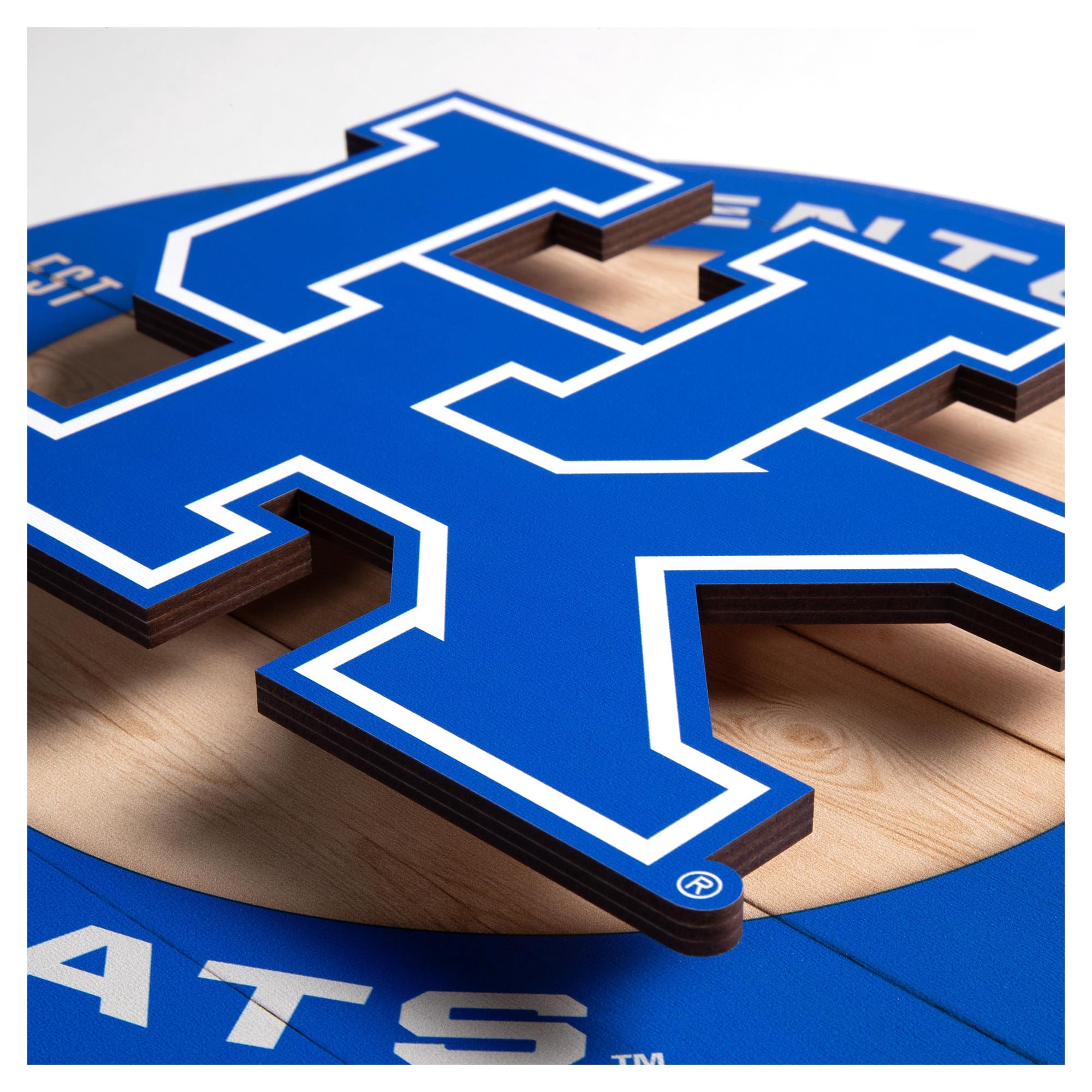 IDNA Kentucky Wildcats 15" x 15" 3DX Logo Circle Backer Wall Art
