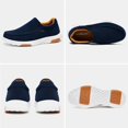 thumbnail image 2 of OrthoComfoot Mens Casual Orthopedic Walking Shoes with Arch Support, Suede Leather Dress Slip On Loafers for Plantar Fasciitis, Comfortable Slip Resistant Shoes for Foot and Heel Pain Relief, 2 of 7