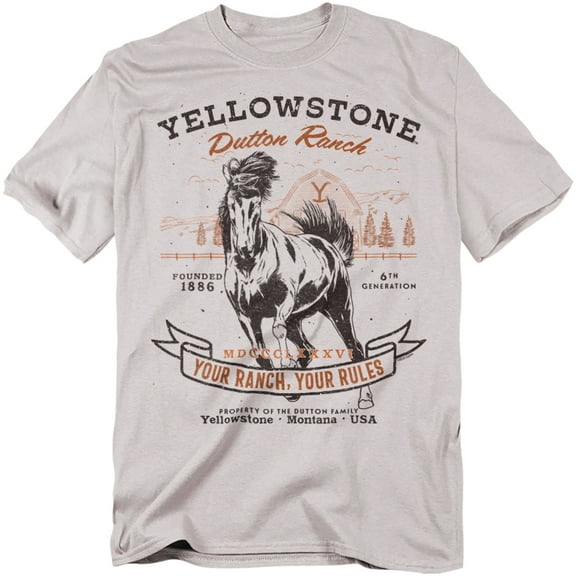 Yellowstone T-Shirt Your Ranch Your Rules Unisex Graphic Tee for Men & Women