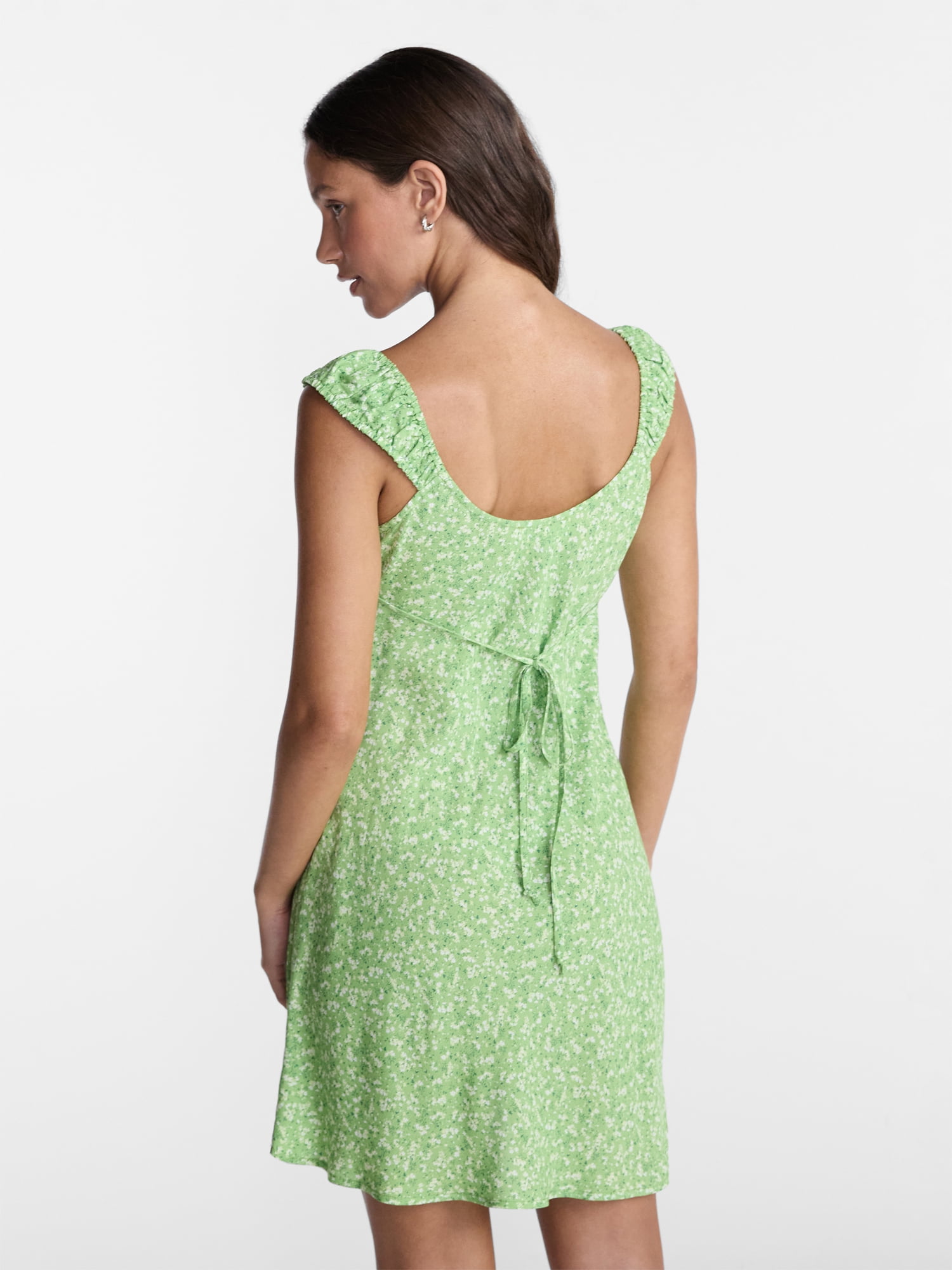 No Boundaries Crochet Trim Dress with Cap Sleeves, Women’s XXS-XXL