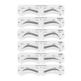 thumbnail image 2 of Juego de moldes para cejas de maquillaje, moldeador de cejas suave de PEVA con banda elástica, herramienta de maquillaje reutilizable para principiantes., 2 of 11