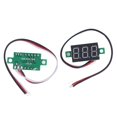 thumbnail image 2 of 2Pcs Mini Digital DC Voltmeter LED Display Voltage Tester Meter 3 Wire Red Light 0.36in 0?30V, 2 of 5