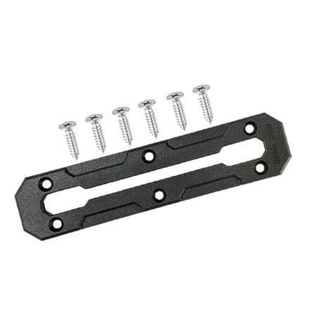 funtasica Kayak Slide Rail Track Bracket DIY Accessories Fishing Rod Holder Mounting Base for Canoe Fishing Enthusiast Inflatable Boats 6inch
