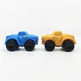 thumbnail image 3 of Monster Truck Toys, Dinosaur Car Toys, Dino Toys For, Push Car for Toddlers 1-3, Blue 3.7X2.4X2.3 in Soft Textured Deformable Play Vehicle for Indoor and Outdoor Casual Playtime, 3 of 3